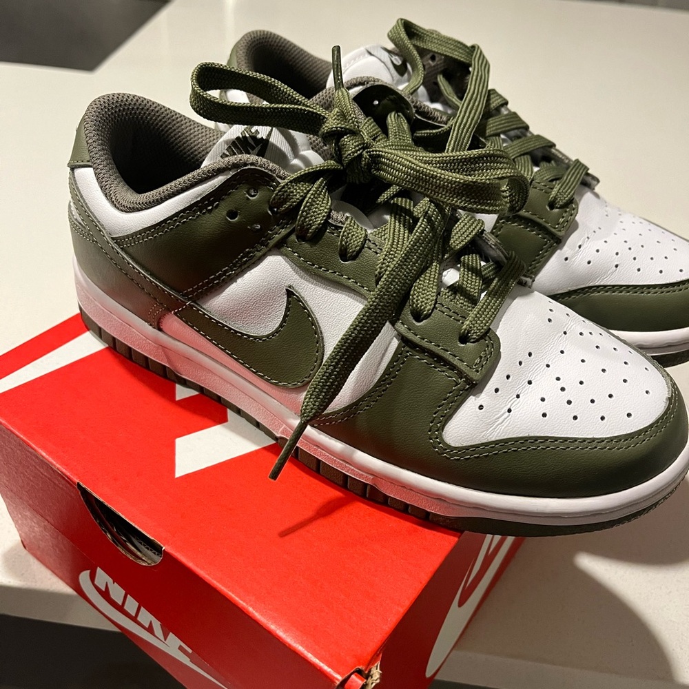 Women Dunk Olive Size 6